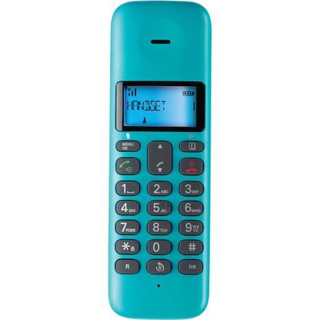 Ασύρματο τηλέφωνο Motorola T301 Turquoise (Ελληνικό Μενού) με ανοιχτή ακρόαση